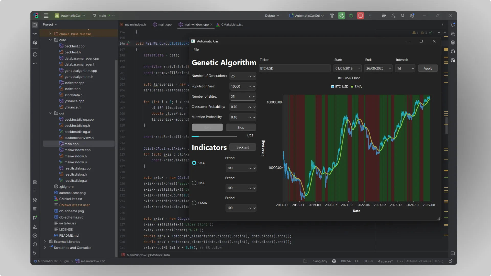 AutomaticCar Project Screenshot