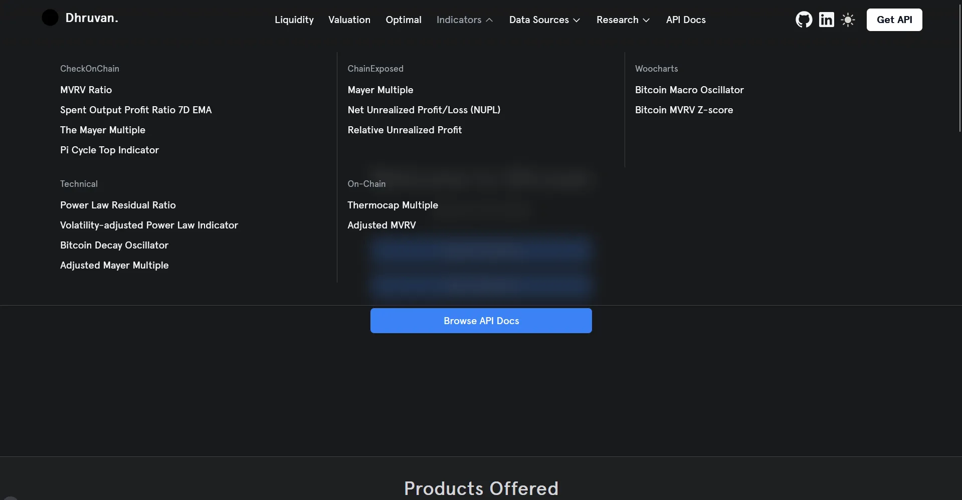 crypto.dhruvan.dev Landing Page Screenshot